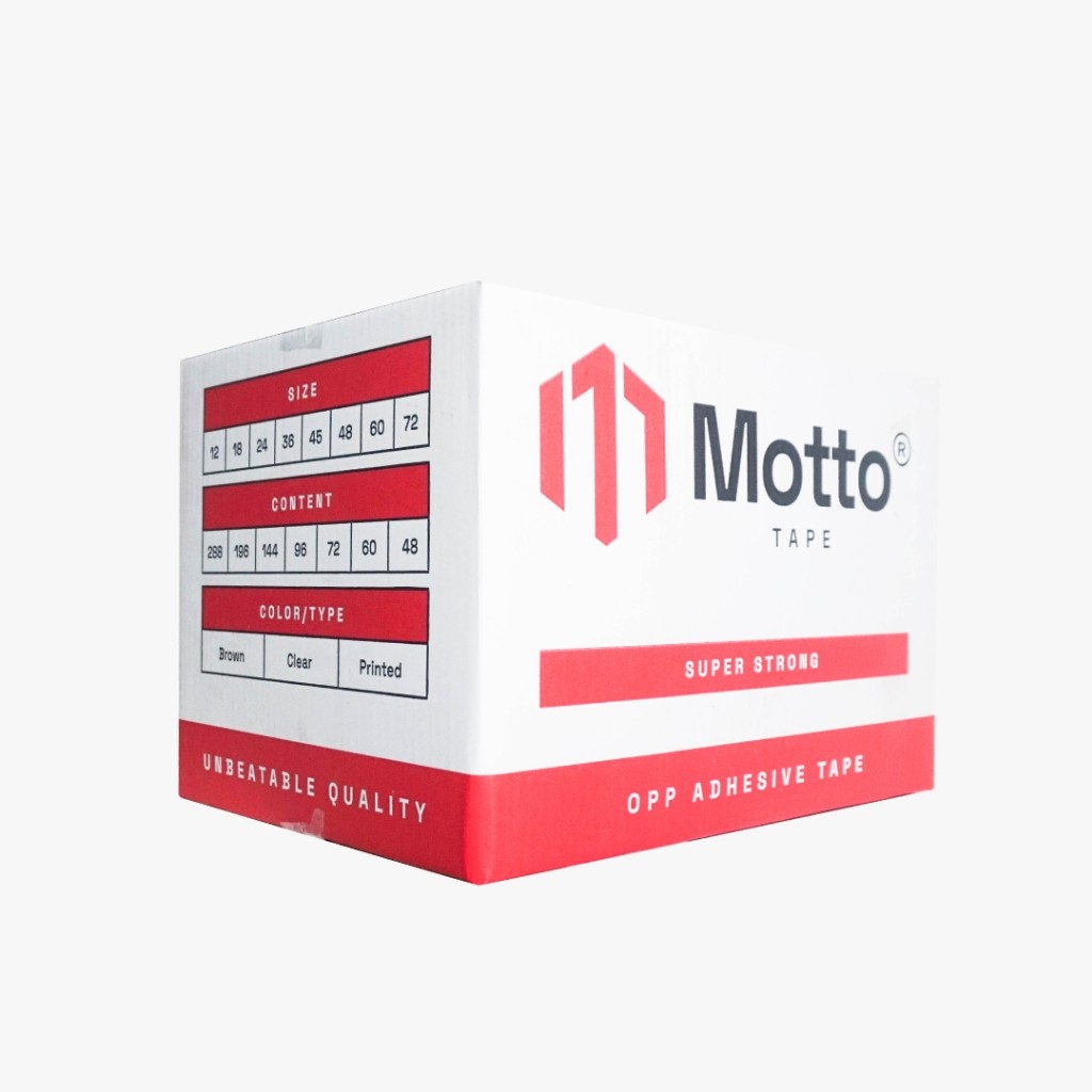 

JH8 Isolasi Fresh (Lakban Buah / Sayur) 18mm x 60 Yard - 1 Slop Isi 8 Pcs/Roll - Motto Tape