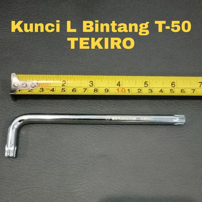 Rakitan- TEKIRO Kunci L Bintang T50 / Kunci Bintang T 50 Tekiro / Kunci L T-50
