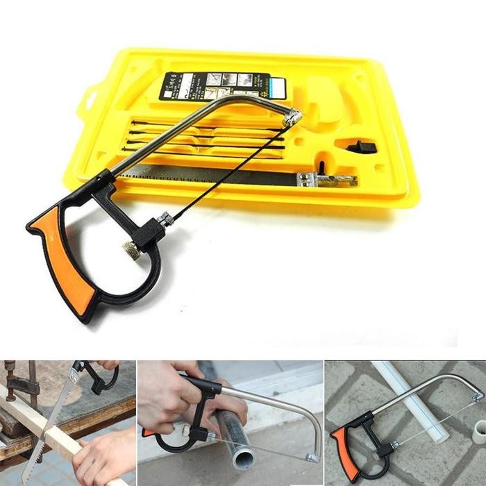 Rakitan- Gergaji Mini Set Ukir Kayu Besi Bambu Pipa Serbaguna Magic Saw Toolkit