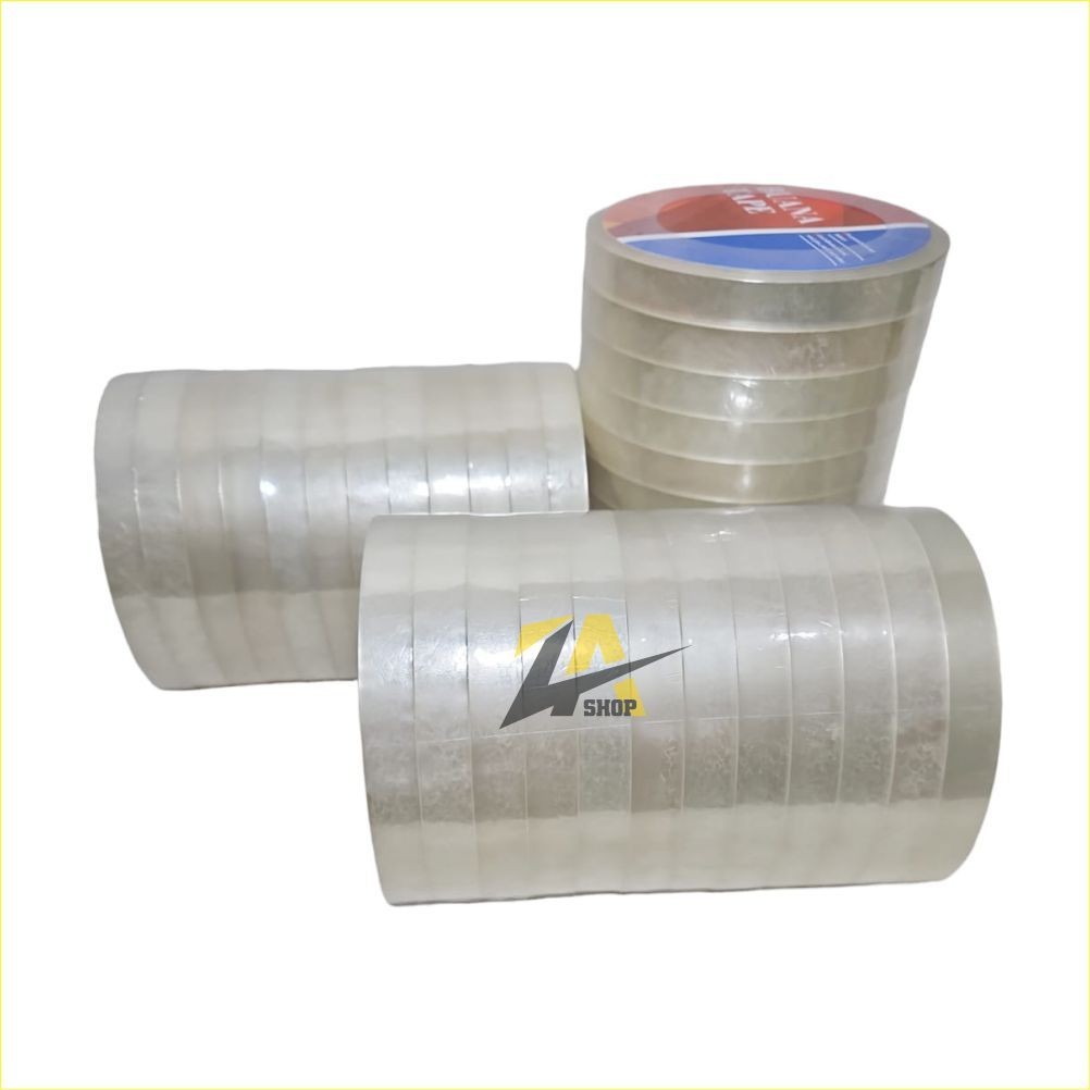 

JH8 LAKBAN KECIL BENING / SOLATIP / SELOTIP UKURAN 12mm & 24 mm panjang 100 yard