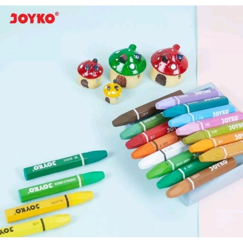 

[READY] Crayon Krayon Minyak Joyko Oil Pastel 55 Warna