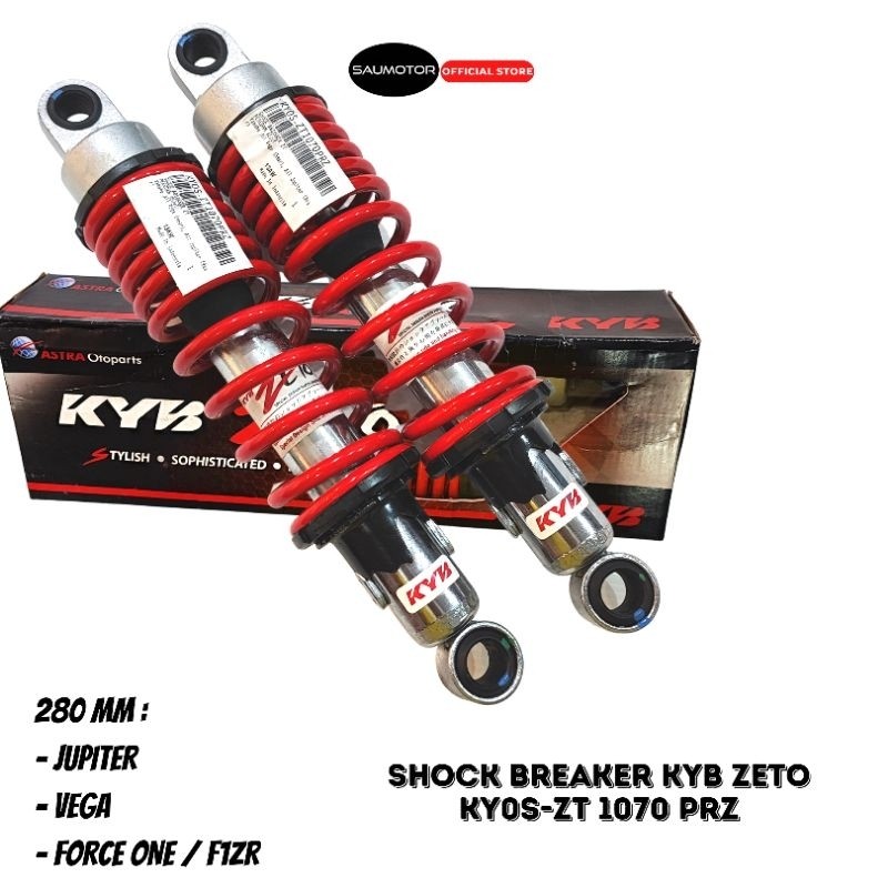 Kayaba Zeto Shock Breaker Jupiter Vega 280 mm KYB ZT1070 Sok Belakang Force One
