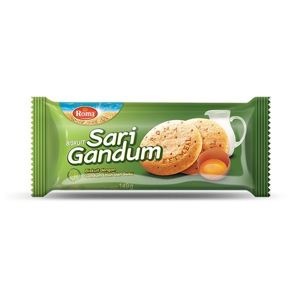

ROMA SARI GANDUM DIGESTIVE 149 GR
