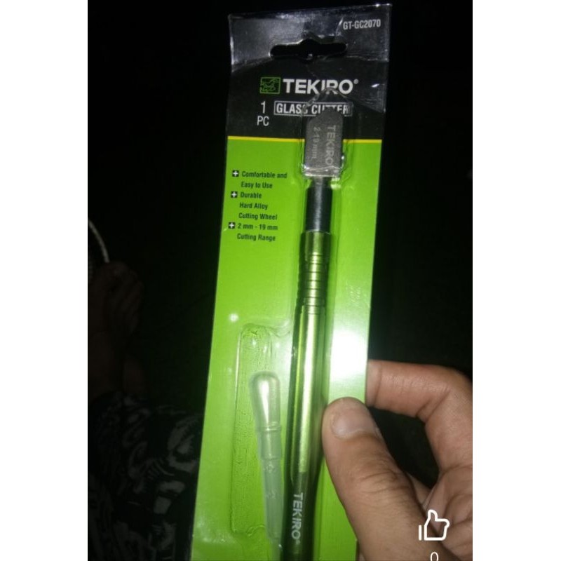 Tekiro Alat Pemotong Kaca dan kramik ukuran 2 - 19mm / Alat potong kaca / Glass Cutter 2-19mm