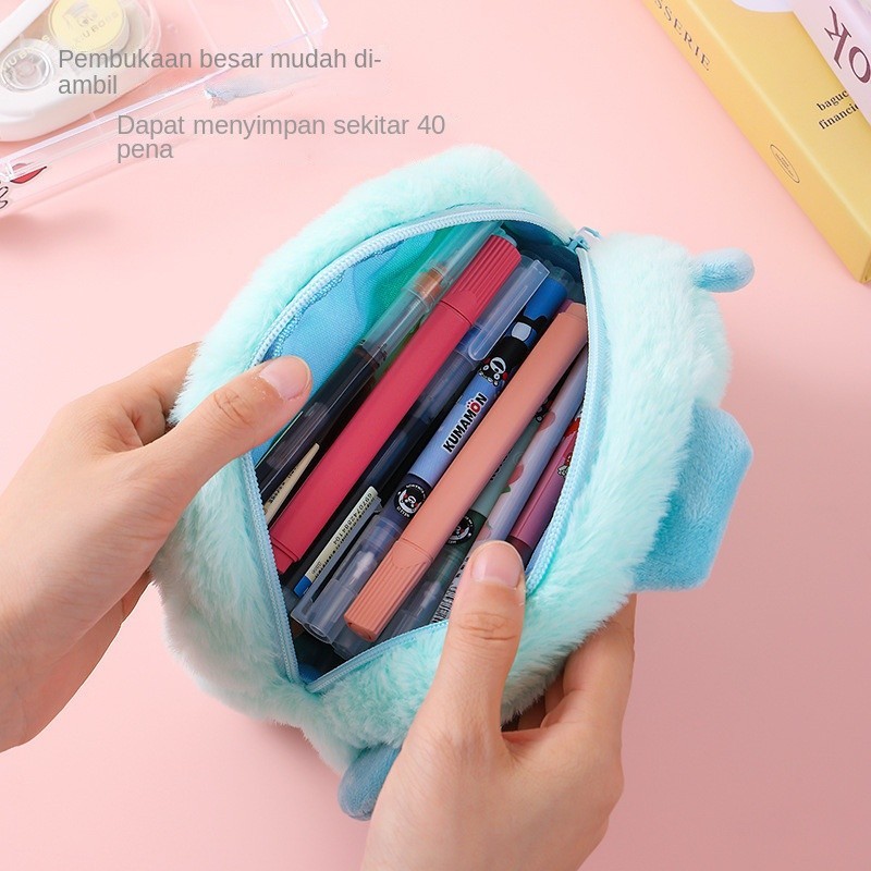 

JH8 Tas pena MIKU yang baru, kapasitas besar, kotak pensil