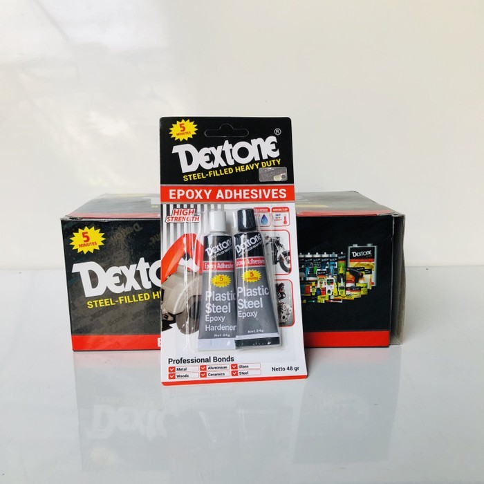 

JH8 Lem Besi Dextone Steel 48 gram / Lem Serba Guna