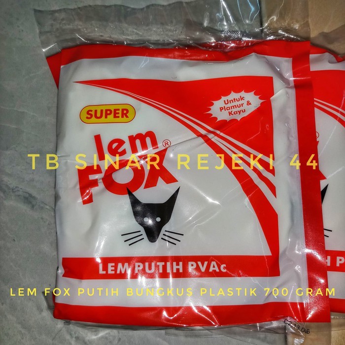 

JH8 Lem Fox putih bungkus merah 700 Gram