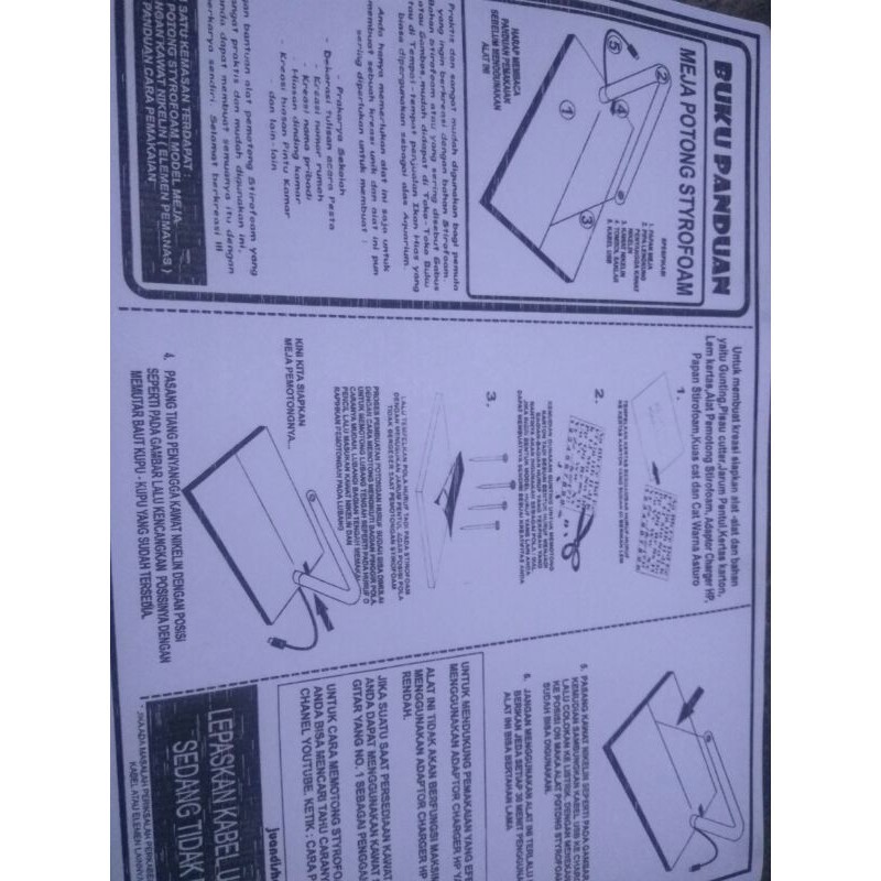 

JH8 Styrofoam Cutter/ Alat potong Styrofoam bentuk meja ukuran 20x30 cm. Praktis dan berkualitas
