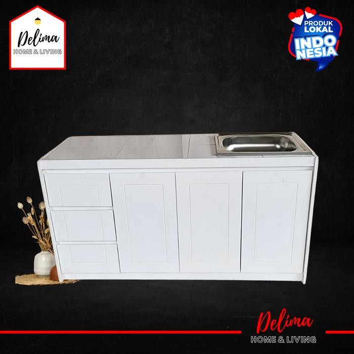 meja sink /kitchen set bawah/rak cuci piring/meja dapur duco