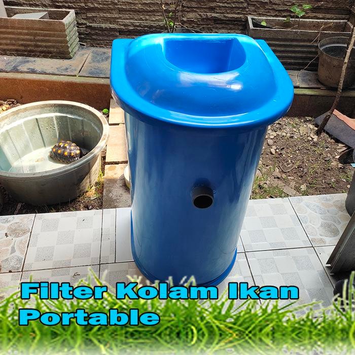 Pawfect Grooming Tabung Filter Kolam Ikan + Filter Portable Fiberglass