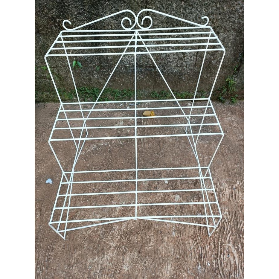 RAK TANAMAN 3 TINGKAT / RAK TANAMAN BESI /RAK POT BESI