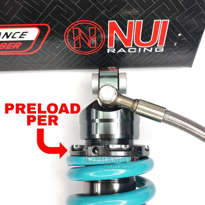 MONOSHOCK NUI RACING VIXION OLD NEW R15 V3 V2 XABRE MT15 XSR155 TABUNG PISAH SHOCK BELAKANG