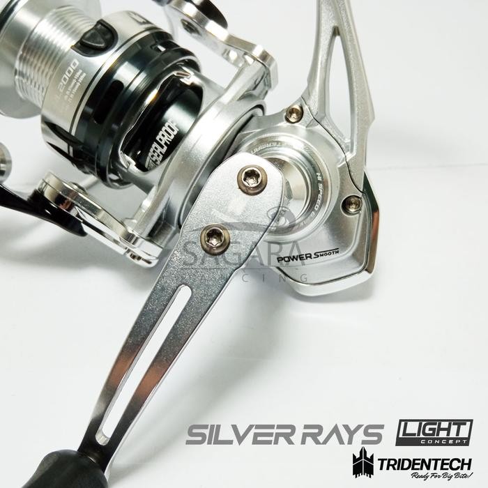 (Expert) Reel Tridentech Silver Rays Light Reel Pancing Spinning