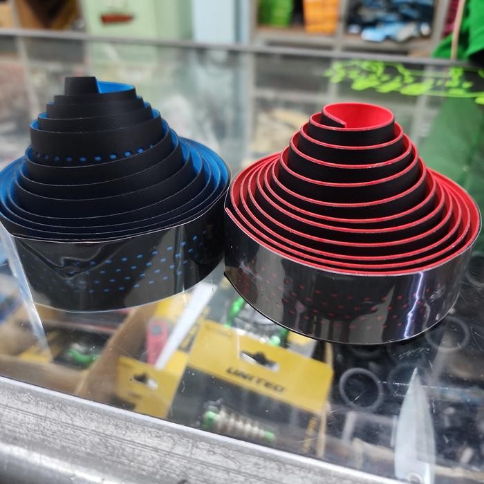 BEST SALE BARTAPE VELO 2032 PREMIUM ROADBIKE BINTIK GELL HITAM BINTIK WARNA