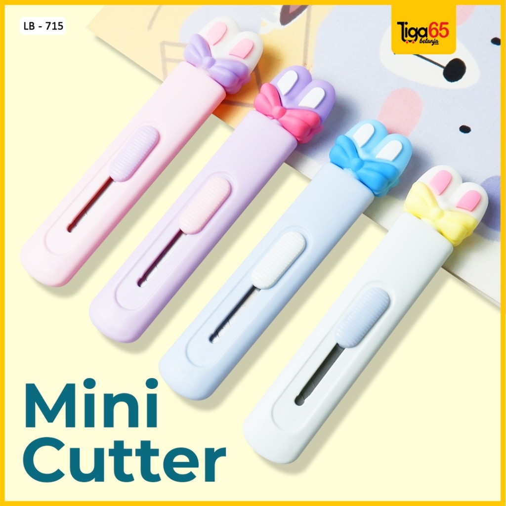 

Cutter Mini / Bentuk Kelinci Lucu / Pisau Kecil / Pemotong Portable / Cutter Mini Lb 715 / Kerajaan Alat Tulis