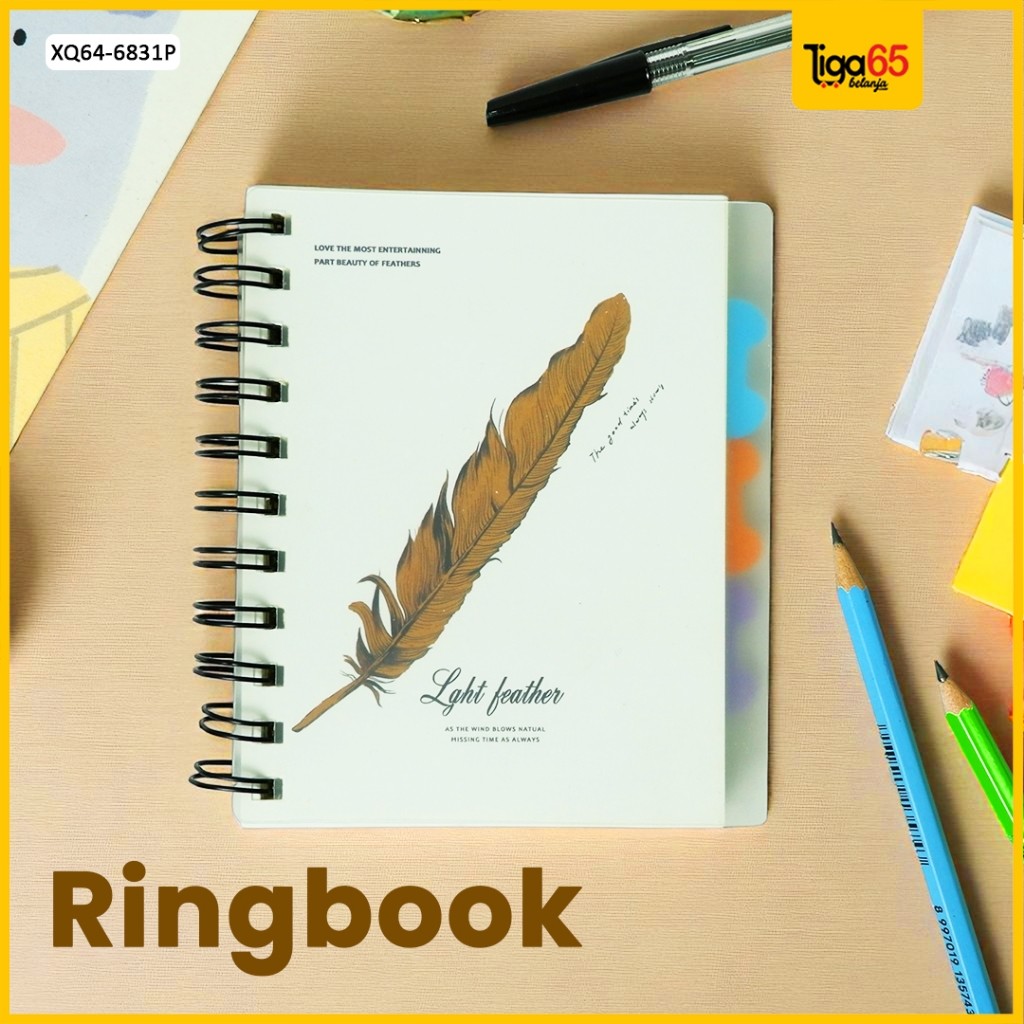 

Buku Catatan / Ring Book Motif / Buku Tulis Portable / Ring Book XQ64-6831P