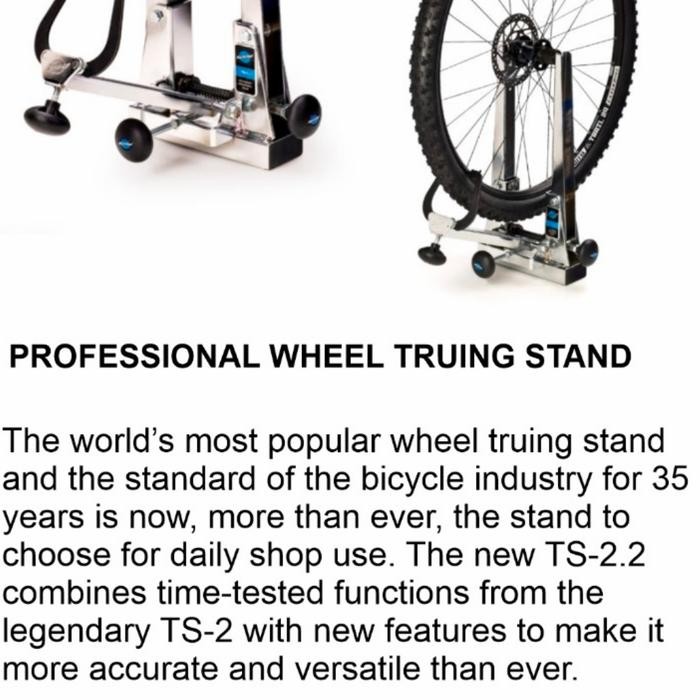 BEST SALE STELAN VELG PARK TOOL TS 2.2 PROFESSIONAL WHEEL TRUING STAND