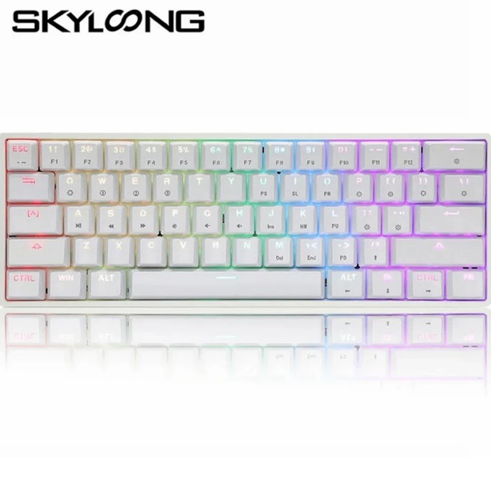 Skyloong GK61 61 Keys Gaming Mechanical Keyboard USB Wired RGB