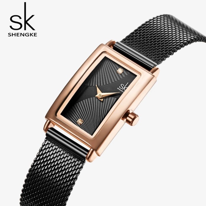Shengke Women Watches Fashion Geneva Designer Ladies Watch Luxury