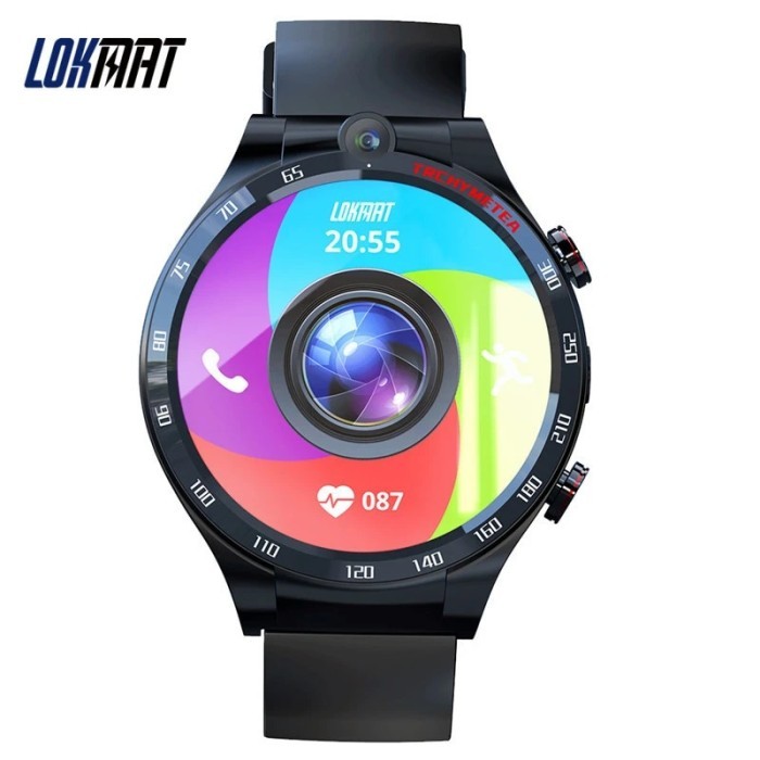 4G LTE LOKMAT APPLLP 4 PRO 6GB 128GB Smart Watch Android 11 Sports