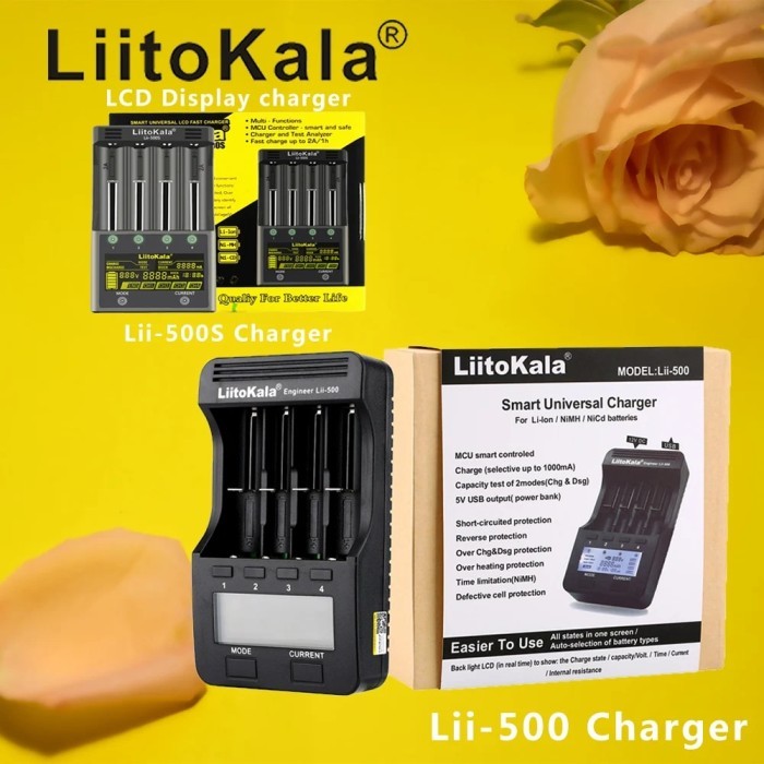 LiitoKalaLii-500S Lii-PD4 Lii-S2 Lii-S4 lii-500 lii-PD2 lii-S8 18650
