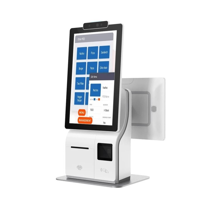 15.6 inch Android pos machine single screen-dual screen scanner