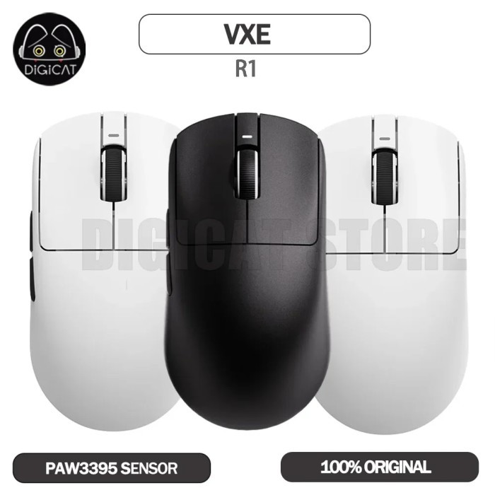 New VXE Dragonfly R1 Series 2.4G Wireless Mouse R1 Lightweight