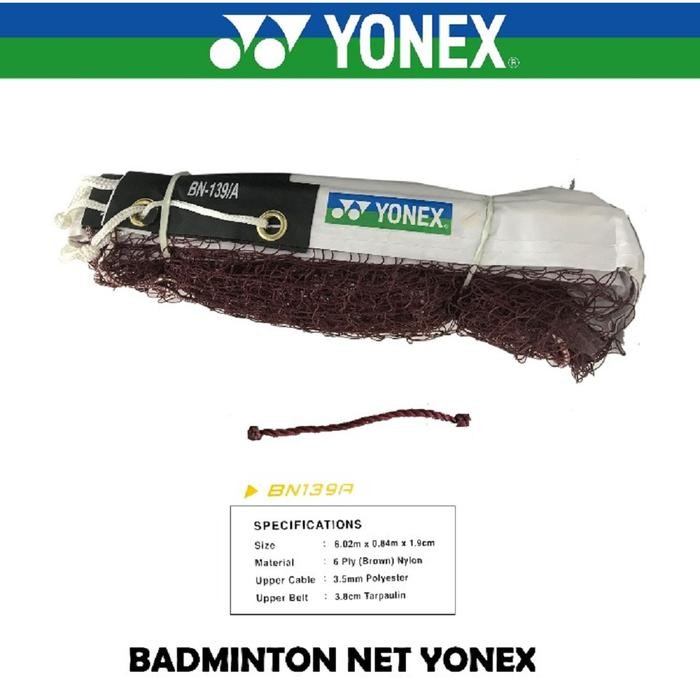 net badminton yonex bn 139 a / net bulutangkis yonex bn 139 a original [kualitas terbaik]
