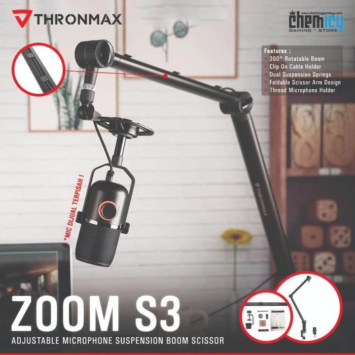 Thronmax Zoom S3 Microphone Boom Arm Stands