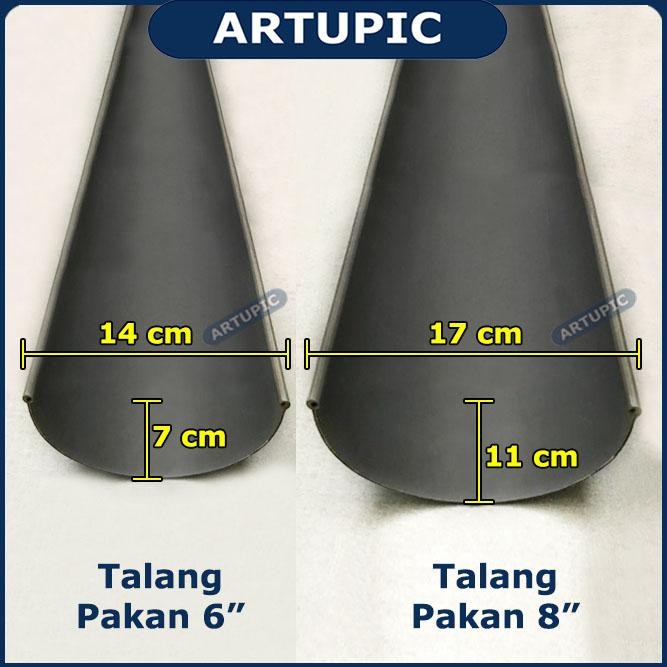Talang Pakan 6 Inch Dua Meter Talang Tempat Makan Pakan Ayam Petelur