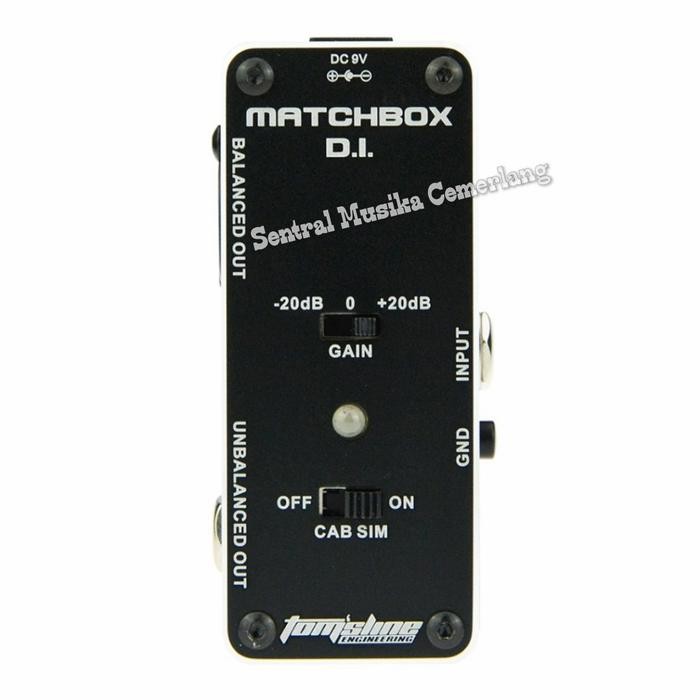 Ready- Cabinet Simulator Pedal Tomsline Amx-3 Matchbox Di Direct Box Cab Sim