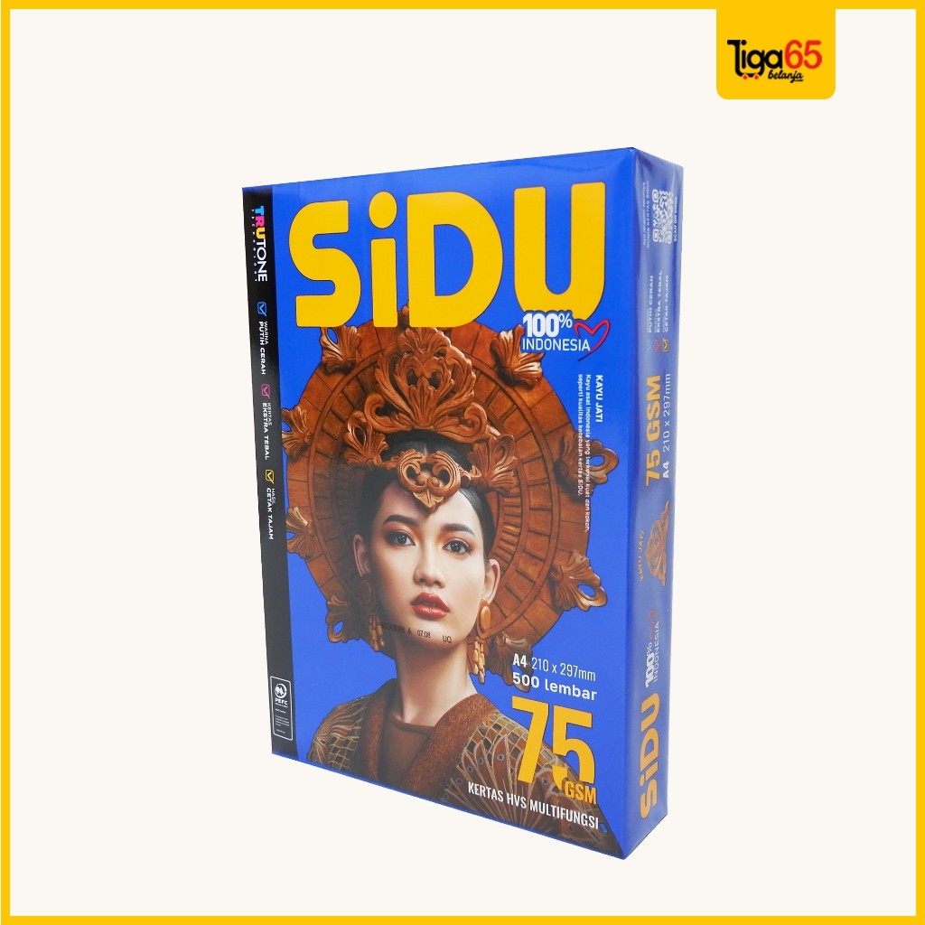 

Sidu Kertas Hvs A4 75 Gsm / 1 Dus = 5 Rim / Kertas Print Fotocopy / Sidu Kertas Hvs / Kertas Hvs A4