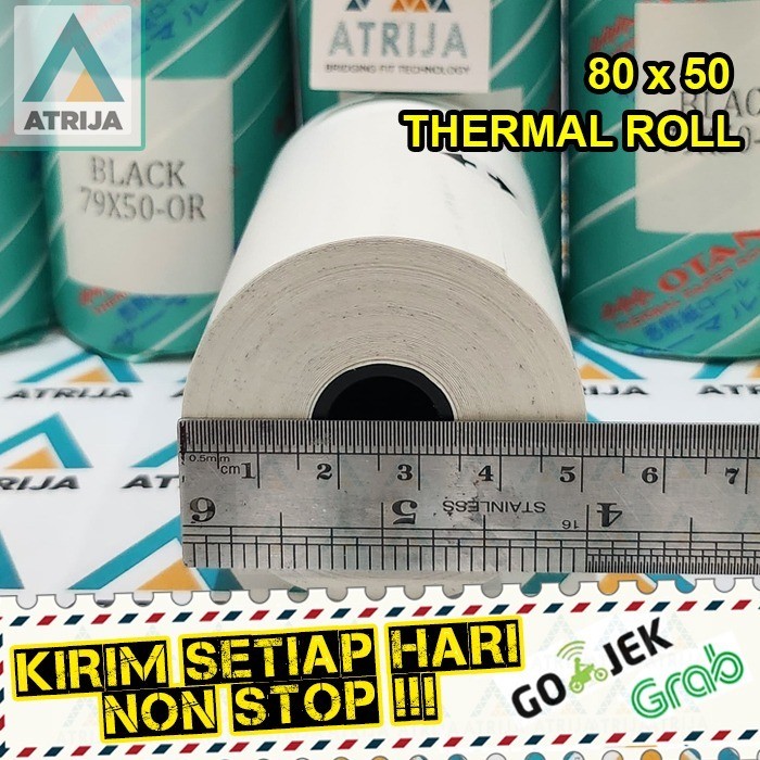 

1 BOX (100 Pcs) Otani 80x50 Kertas Kasir Struk Roll 80 x 50