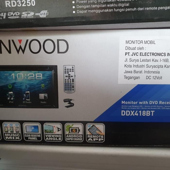 Kenwood DDX418BT TERLARIS