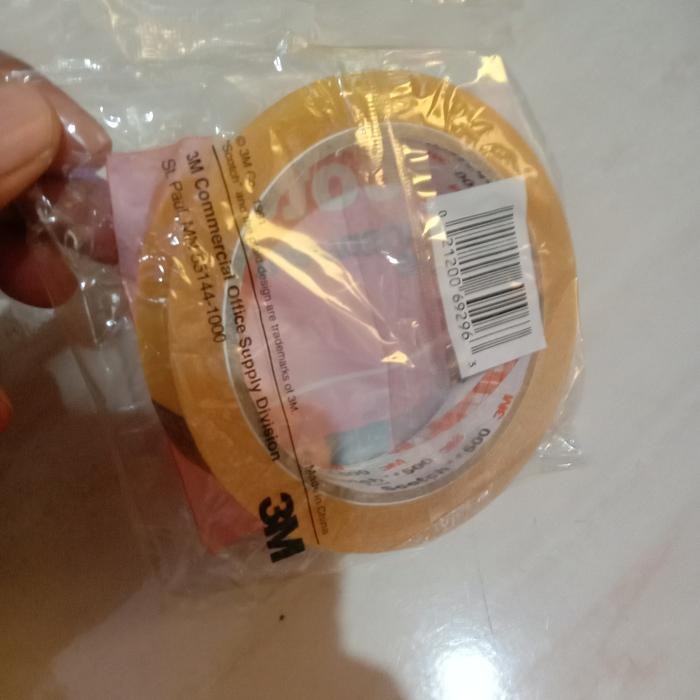 

meta lakban bening 3M clear scotch transparant tape 24mm x 72 yrd