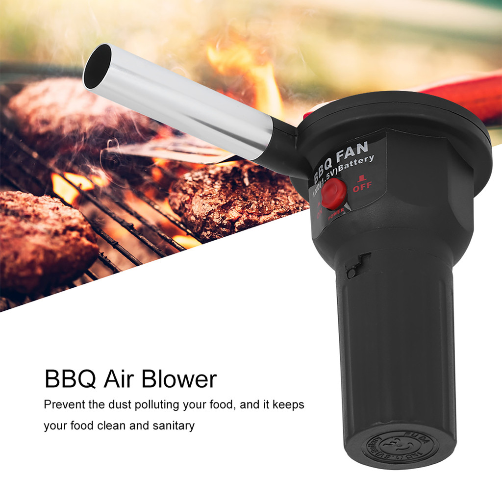 5V Lightweight Portable BBQ Fan Air Blower with USB Cable for Outdoor Cooking