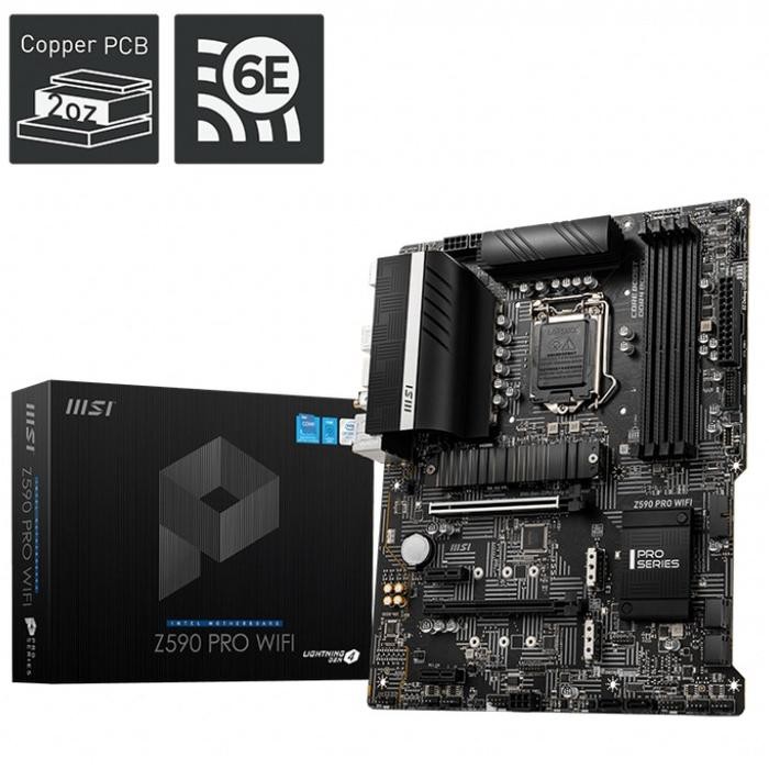 MSI Z590 PRO WIFI INTEL LGA1200 MOTHERBOARD