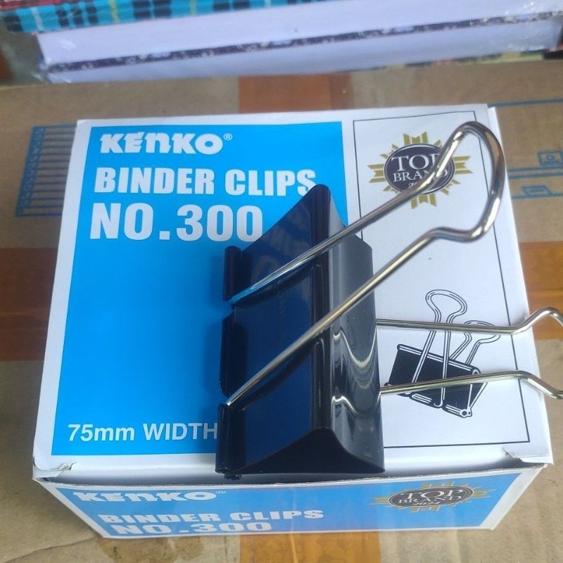 

Binder Clip No 300 Jumbo 75mm isi 6 Pcs