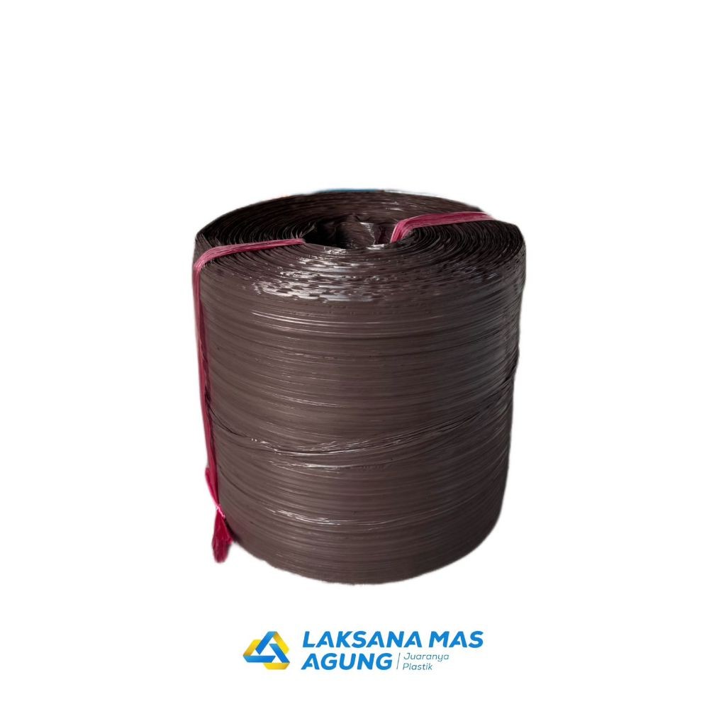 

Tali Rafia Plastik Roll Besar Laksanamas Warna Coklat/Brown Ukuran 5kg an di