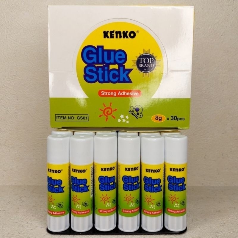 

Lem Stik Kenko 8 Gram Glue Stick 1 Box isi 30 Pcs
