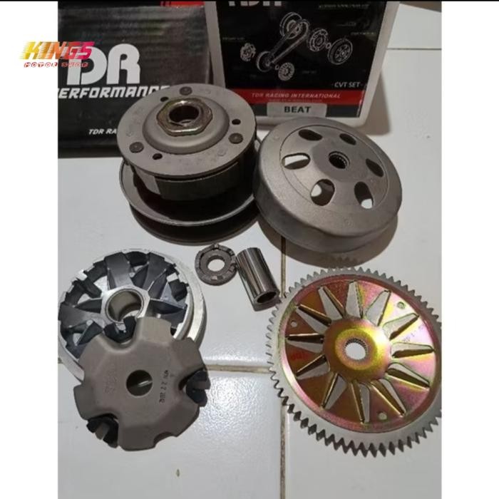 PAKET SET UPGRADE AKSELERASI CVT TDR VARIO BEAT SCOOPY SPACY KARBU