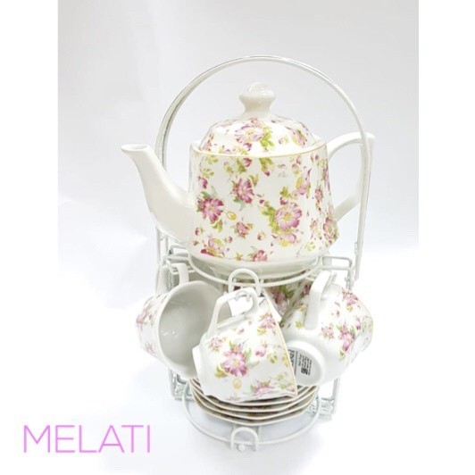 [Expert] Tea set Vicenza C78N / Perangkat cangkir minum teko Vicenza