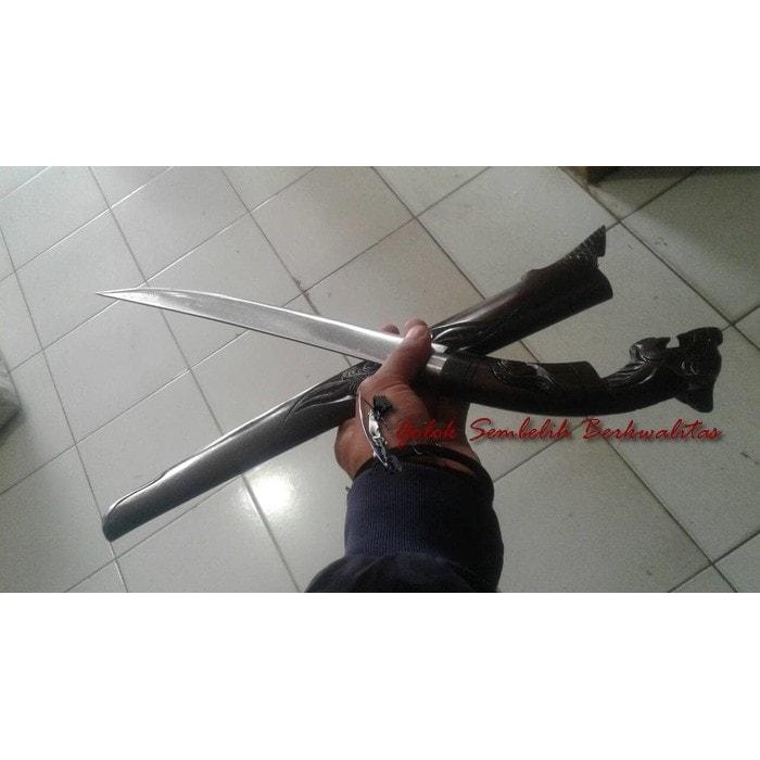 PREMIUM Golok Sembelih Sarung Ukir KLC2019