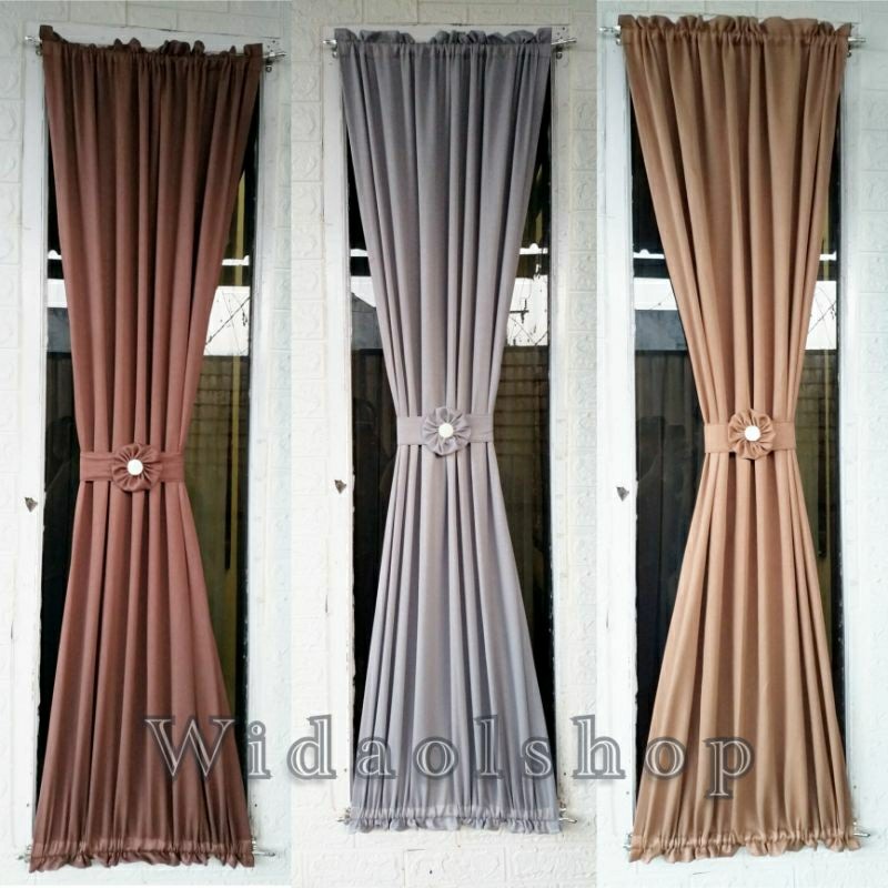 KirimLgSg-Gorden Kupu Kupu Blackout Ikat Pita Polos Tebal -good