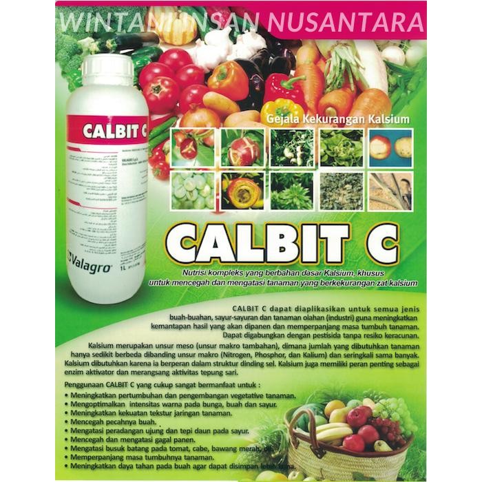 Pupuk Organik Cair Valagro CALBIT C Microelement isi 10 Liter - PUPUK CALSIUM COMPLEX / KALSIUM