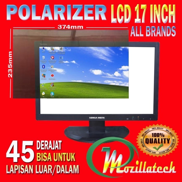 [Expert] POLARIZER MONITOR 17 IN PLASTIK PO POLARIZER LCD MONITOR 17 INCH
