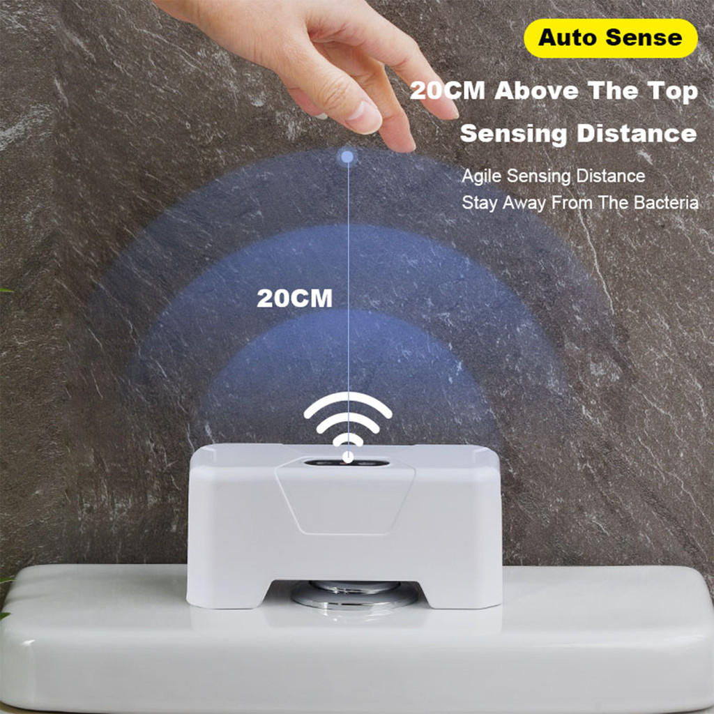 Toilet Flush Sensor Touchless Toilet Flush Aid Toilet Motion Sensor Automatic Flush Button On-Touch