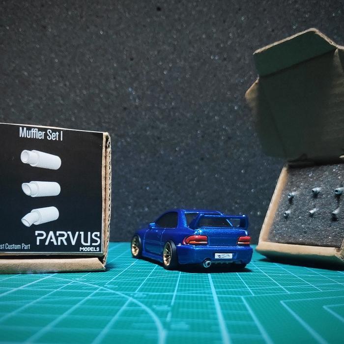 BerkahToys-- Parvus Models 1 64 Muffler Set 1 Knalpot Custom Hot Wheels Tomica