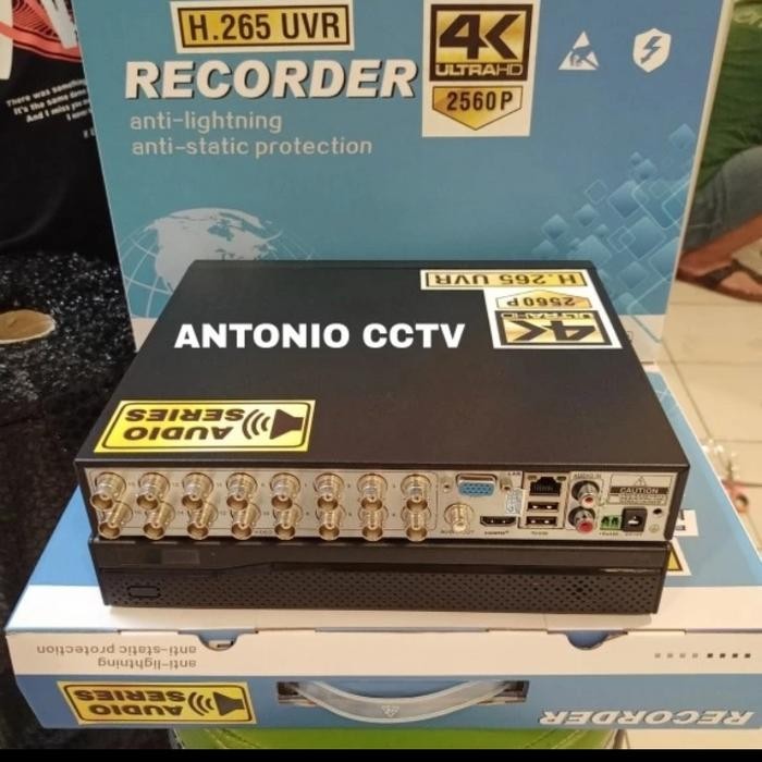 PAKET CCTV 16 CHANNEL 10 KAMERA COLORVU+ AUDIO LENGKAP