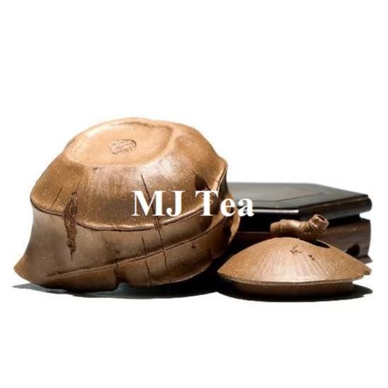 Yixing Purple Clay Pot Old Duan Mud Bamboo Section Fair Pot